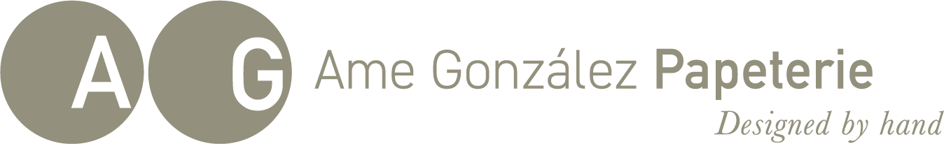 Ame Gonzalez Papeterie brand logo for desktop