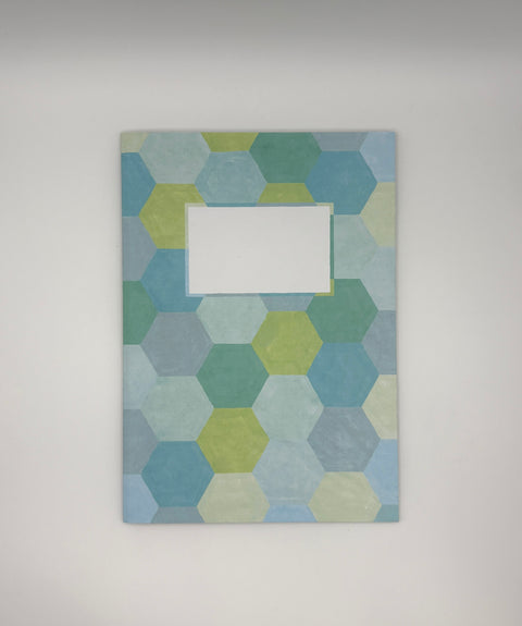 A5 Notebook, Hexagons