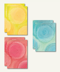 Eco-friendly greeting cards bundle It's a girl, set of 6 folding cards made from recycled paper, printed in Berlin