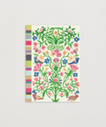 Eco-friendly Circles & Stripes in color  design greeting  card, front view, printed in Berlin on recycled paper.