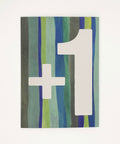 Happy birthday or whatever you like - Blue greeting card front view, eco stationery printed climate-neutral on recycled paper
