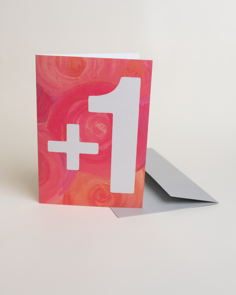 Eco-friendly Happy birthday or whatever you like - Roses greeting card, 3/4 angled view, printed in Berlin on recycled paper