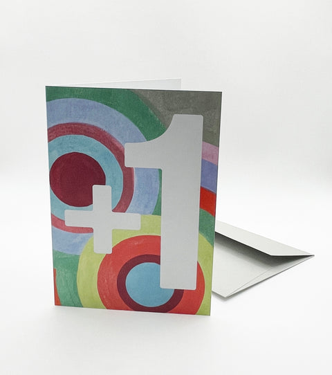 Eco-friendly Happy birthday or whatever you like - Targets greeting card, 3/4 angled view, printed in Berlin on recycled paper