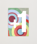 Happy birthday or whatever you like - Targets greeting card front view, eco stationery printed climate-neutral on recycled paper