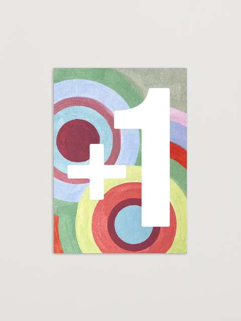 Happy birthday or whatever you like - Targets greeting card front view, eco stationery printed climate-neutral on recycled paper