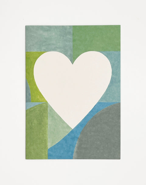 mint design eco-friendly greeting card, FSC mix paper, blank interior, climate-neutral printed in Berlin.