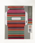 Mexican stripes letterfold eco writing paper fully opened, decorated envelope design