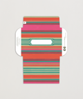 Mexican stripes letterfold eco writing paper fully opened, decorated envelope design