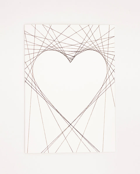 Eco-friendly notebook Lovely on Lines, DIN A6 recycled paper cover, handmade in Berlin