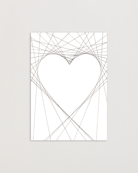 Eco-friendly notebook Lovely on Lines, DIN A6 recycled paper cover, handmade in Berlin