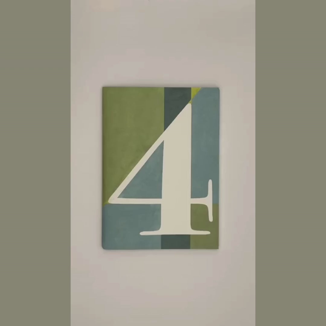 Number 4 | Notebook – Eco-Friendly – Ame González Papeterie