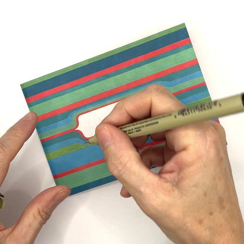 Video flip-through of Green Stripes notebook, eco stationery made from 100% recycled paper in Berlin
